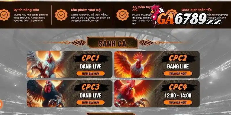 Đừng bỏ lỡ cơ hội tham gia đá gà SV388 ngay hôm nay tại Ga6789