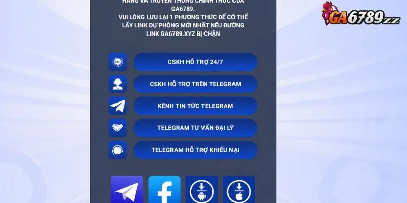 Liên hệ với nền tảng để được hỗ trợ nhiệt tình